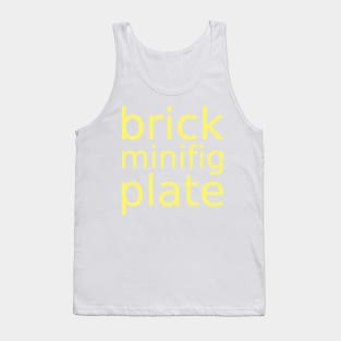 brick minifig plate Tank Top